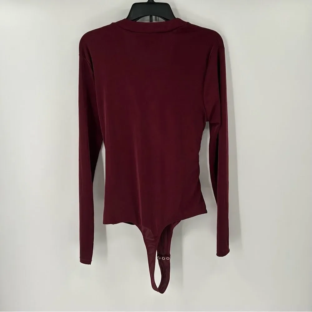 PLUS SIZE Nina Parker Crossover Bodysuit NEW!